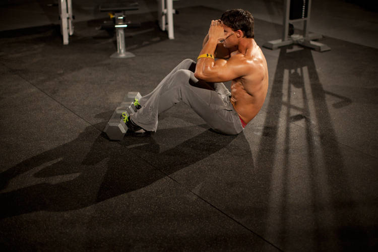 3/4 Sit-Up variant 2