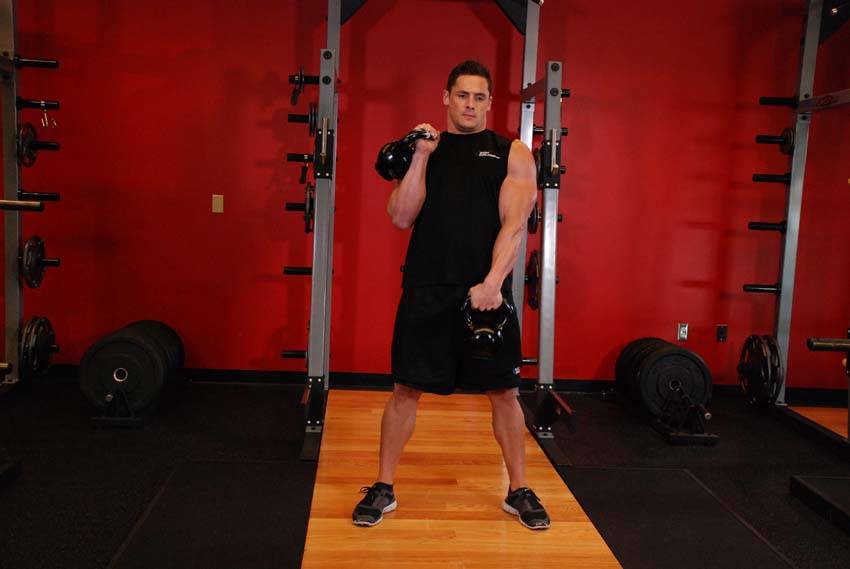 Alternating Hang Clean variant 2