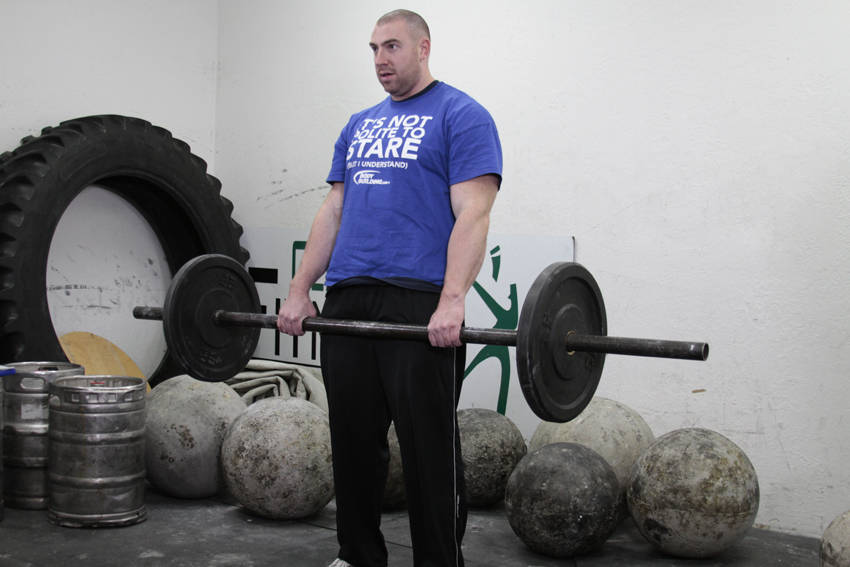 Axle Deadlift variant 2