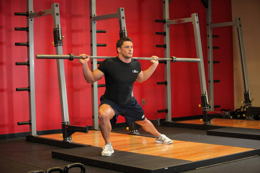 Barbell Side Split Squat variant 2