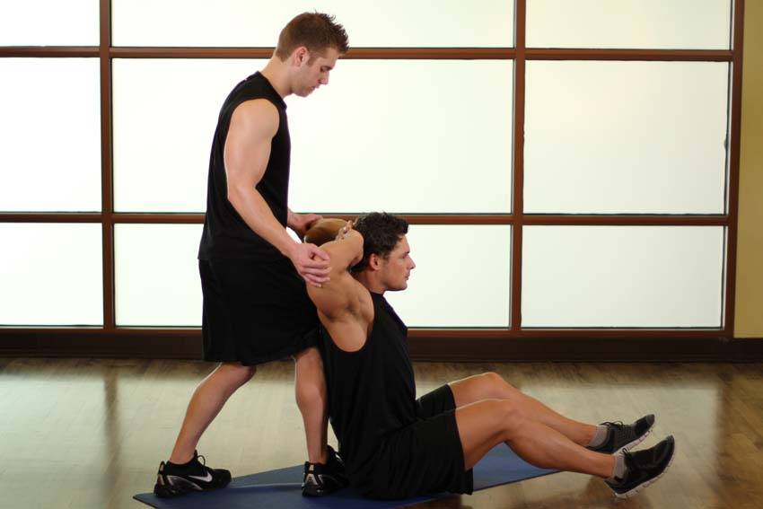 Behind Head Chest Stretch variant 2