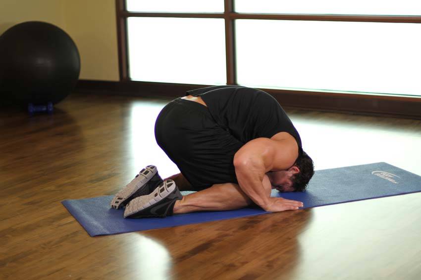 Child's Pose variant 2