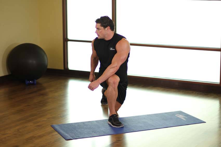 Crossover Reverse Lunge variant 2