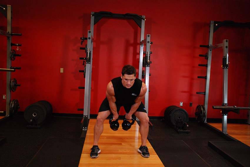 Double Kettlebell Snatch variant 2