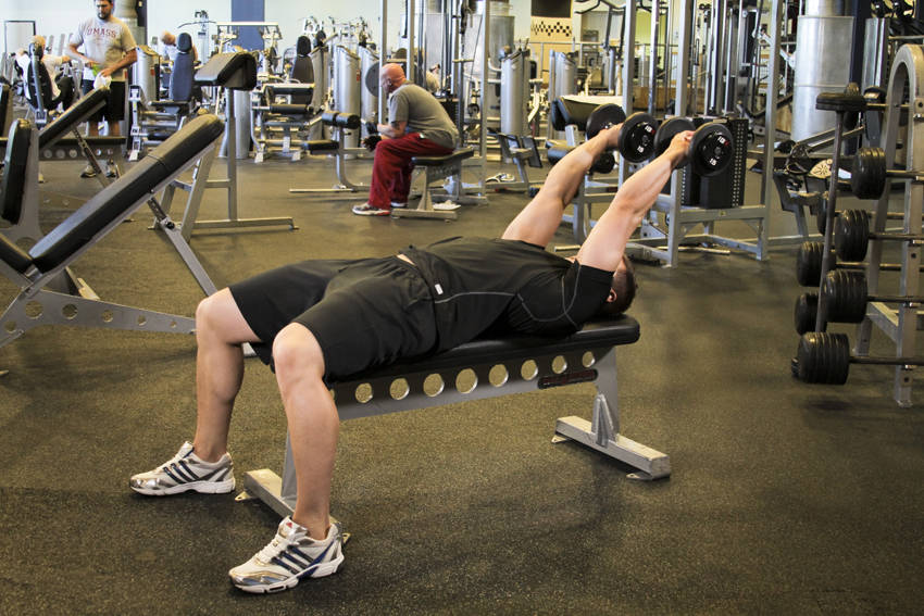 Dumbbell Tricep Extension -Pronated Grip variant 2