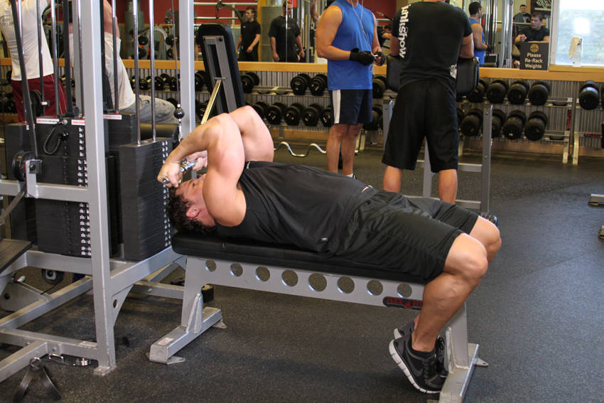 High Cable Curls variant 2