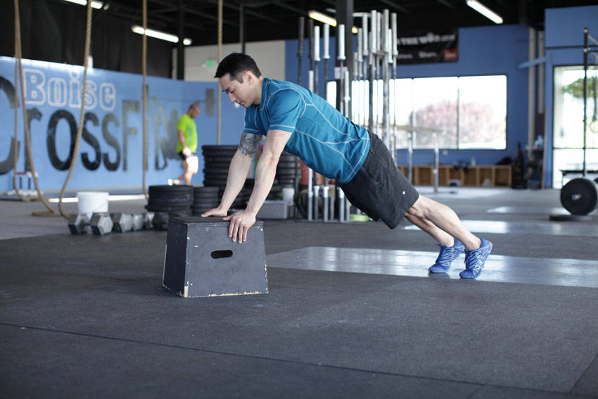 Incline Push-Up variant 2