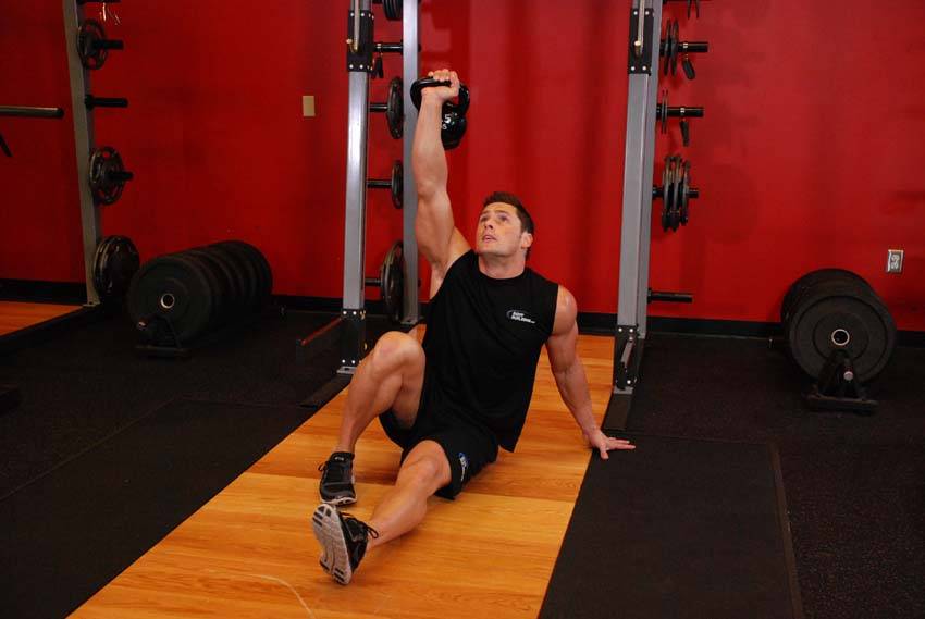 Kettlebell Turkish Get-Up (Lunge style) variant 2