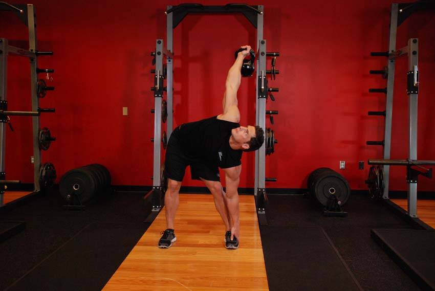 Kettlebell Windmill variant 2