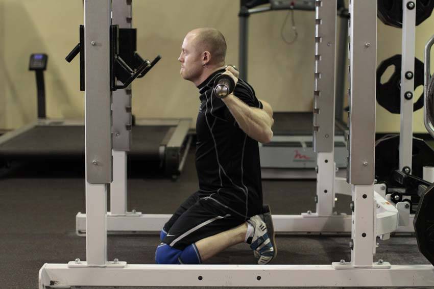 Kneeling Squat variant 2