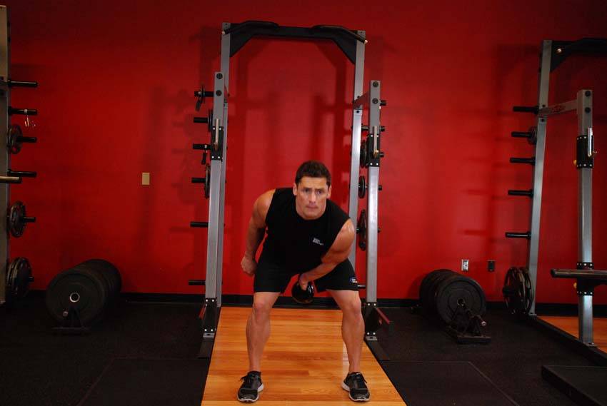 One-Arm Kettlebell Swings variant 2