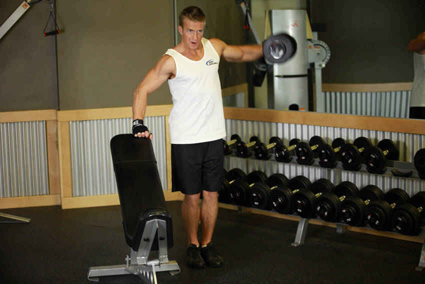 One-Arm Side Laterals variant 2