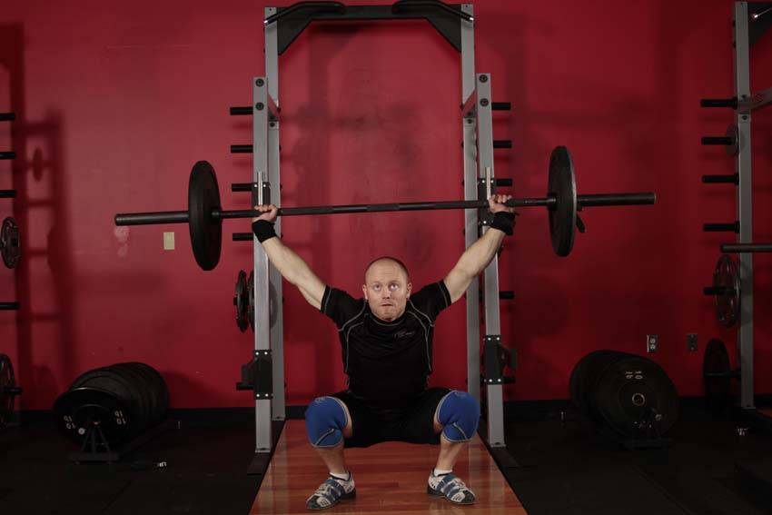 Overhead Squat variant 2
