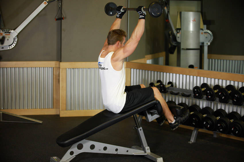 Press Sit-Up variant 2