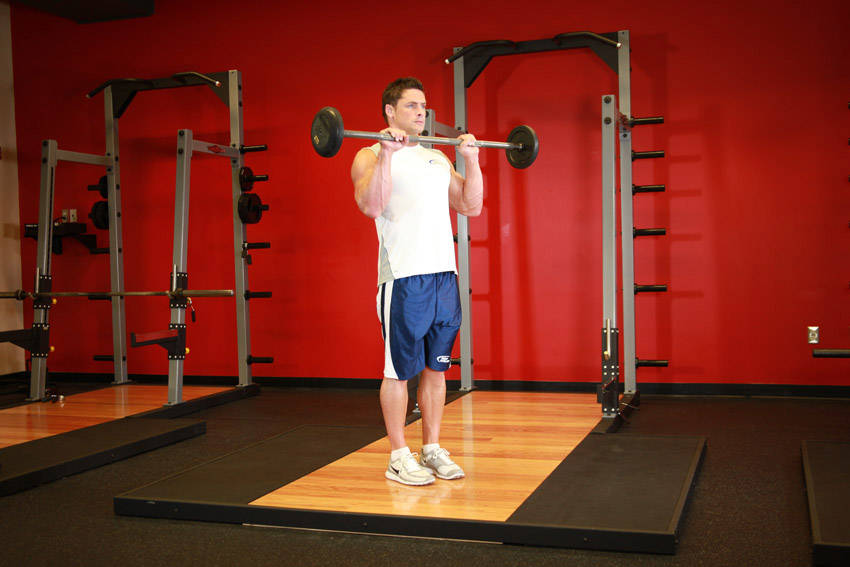 Reverse Barbell Curl variant 2