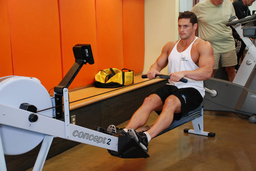 Rowing, Stationary variant 2