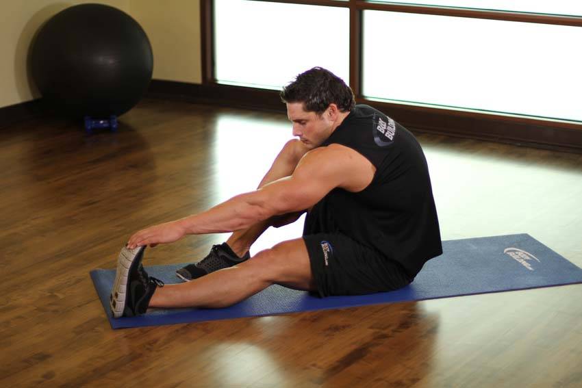 Seated Calf Stretch variant 2