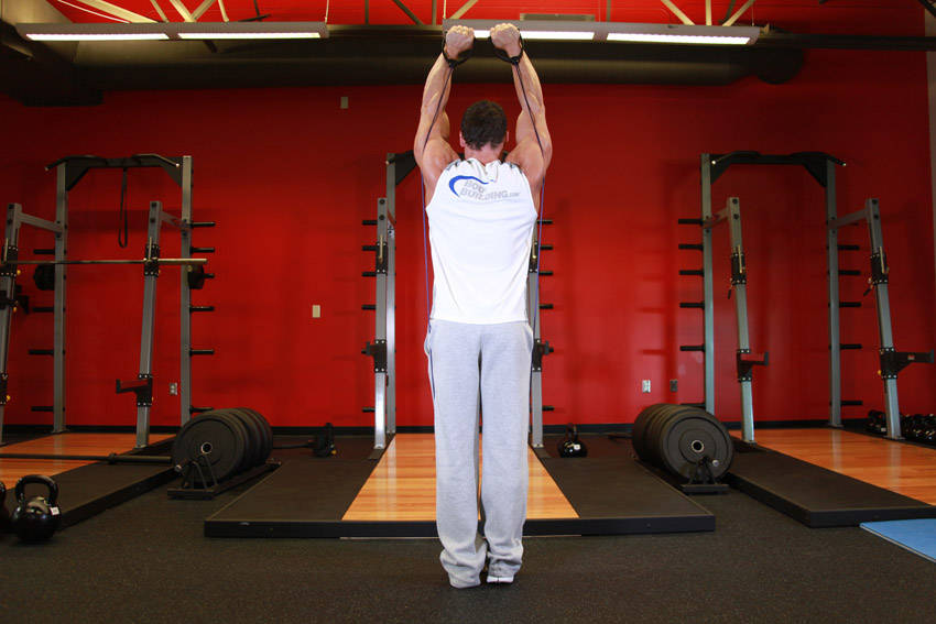 Shoulder Press - With Bands variant 2