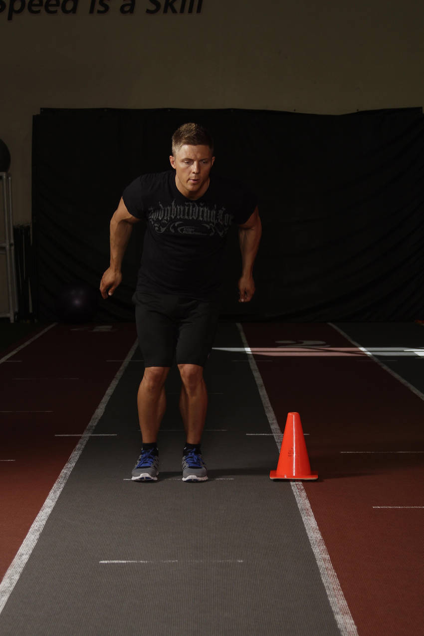 Side Hop-Sprint variant 2