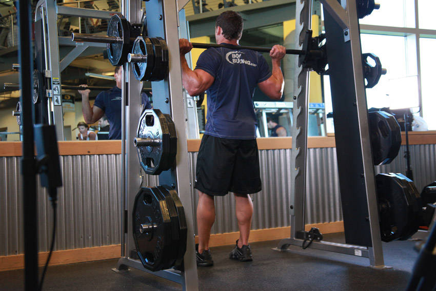 Smith Machine Squat variant 2