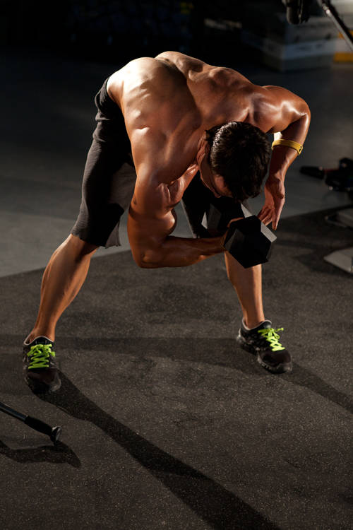 Standing Concentration Curl variant 2