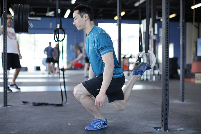 Suspended Split Squat variant 2