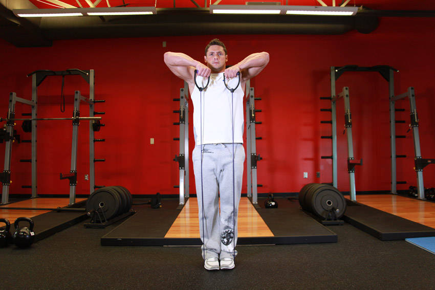 Upright Row - With Bands variant 2