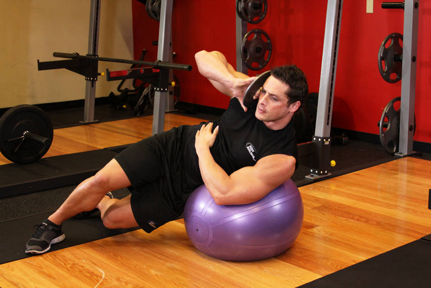 Weighted Ball Side Bend variant 2