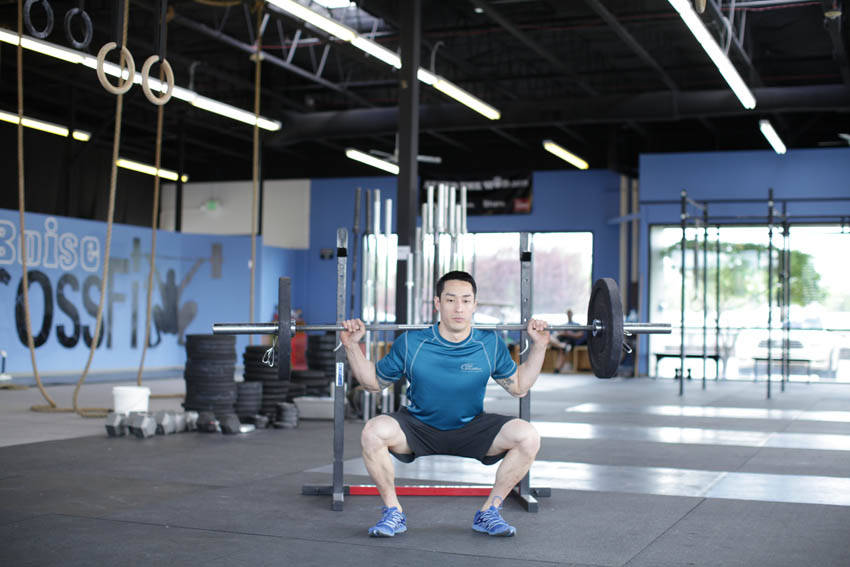 Weighted Jump Squat variant 2