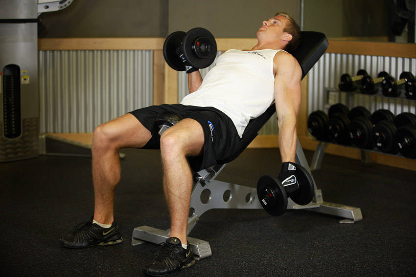 Alternate Incline Dumbbell Curl variant 2