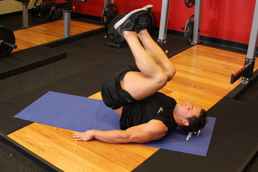 Bent-Knee Hip Raise variant 2