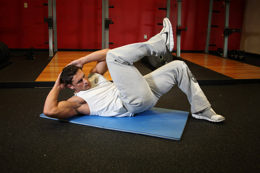 Cross-Body Crunch variant 2