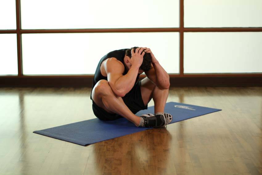 Groin and Back Stretch variant 2