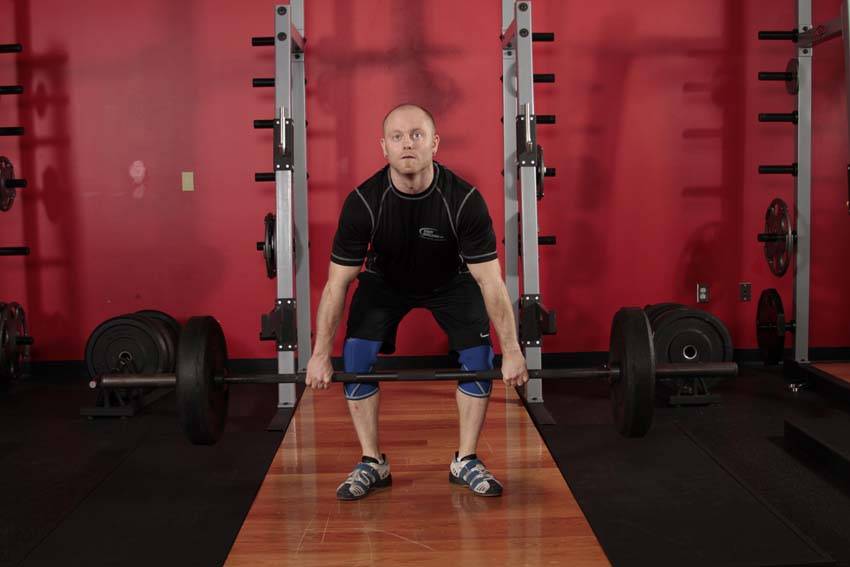 Hang Clean - Below the Knees variant 2
