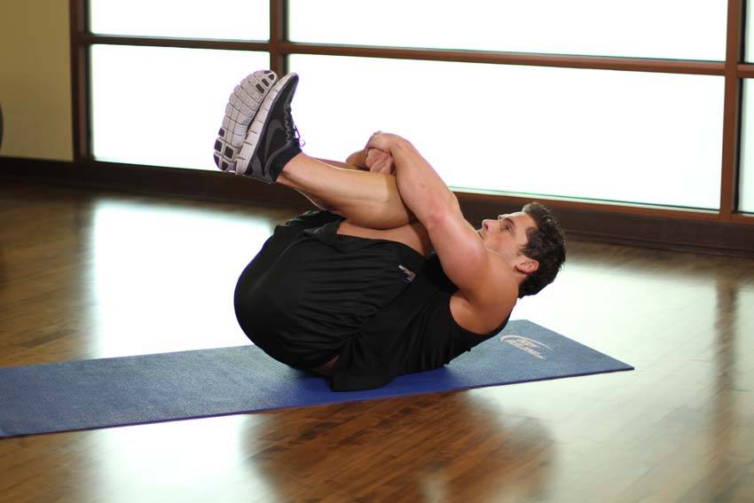 Hug Knees To Chest variant 2