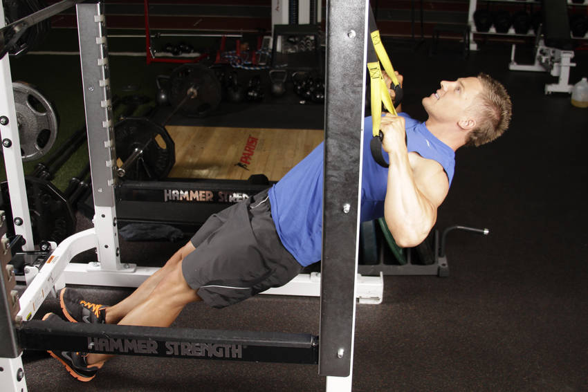 Inverted Row with Straps variant 2