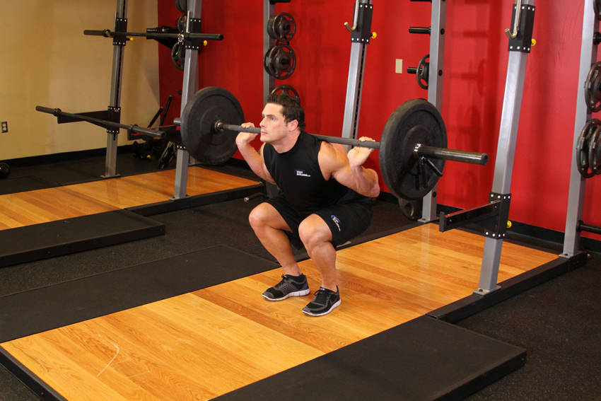Narrow Stance Squats variant 2
