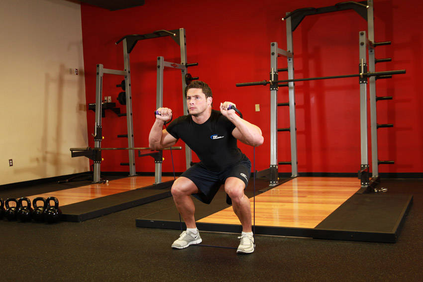Squats - With Bands variant 2
