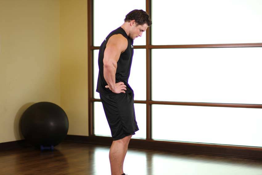 Standing Pelvic Tilt variant 2